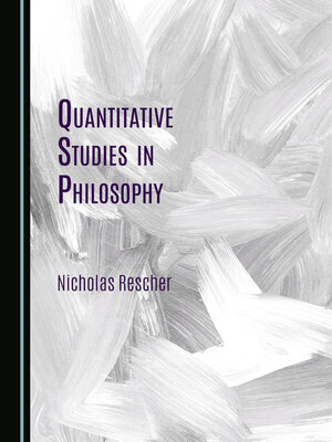 cover image of Quantitative Studies in Philosophy
